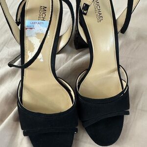 Michael Kors Black Strappy Heels